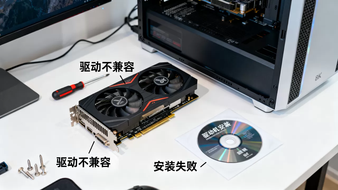 虚拟机显卡更换后如何解决驱动不兼容问题,显卡驱动安装失败怎么办 虚拟机显卡更换后如何解决驱动不兼容问题,显卡驱动安装失败怎么办