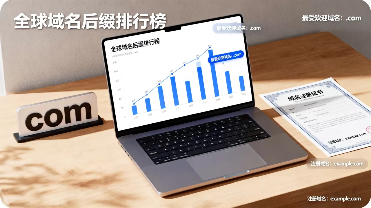 全球域名后缀排行榜哪个最受欢迎,为什么选择com域名? 全球域名后缀排行榜哪个最受欢迎,为什么选择com域名?
