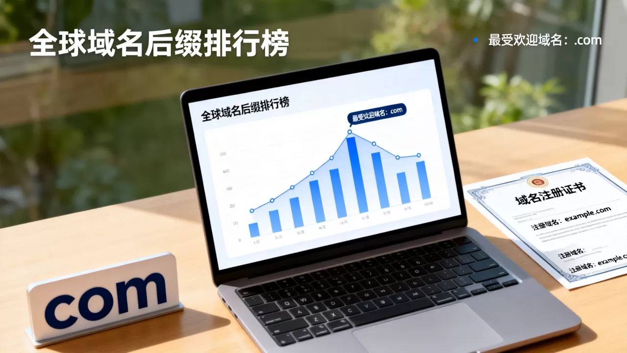 全球域名后缀排行榜哪个最受欢迎,为什么选择com域名? 全球域名后缀排行榜哪个最受欢迎,为什么选择com域名?