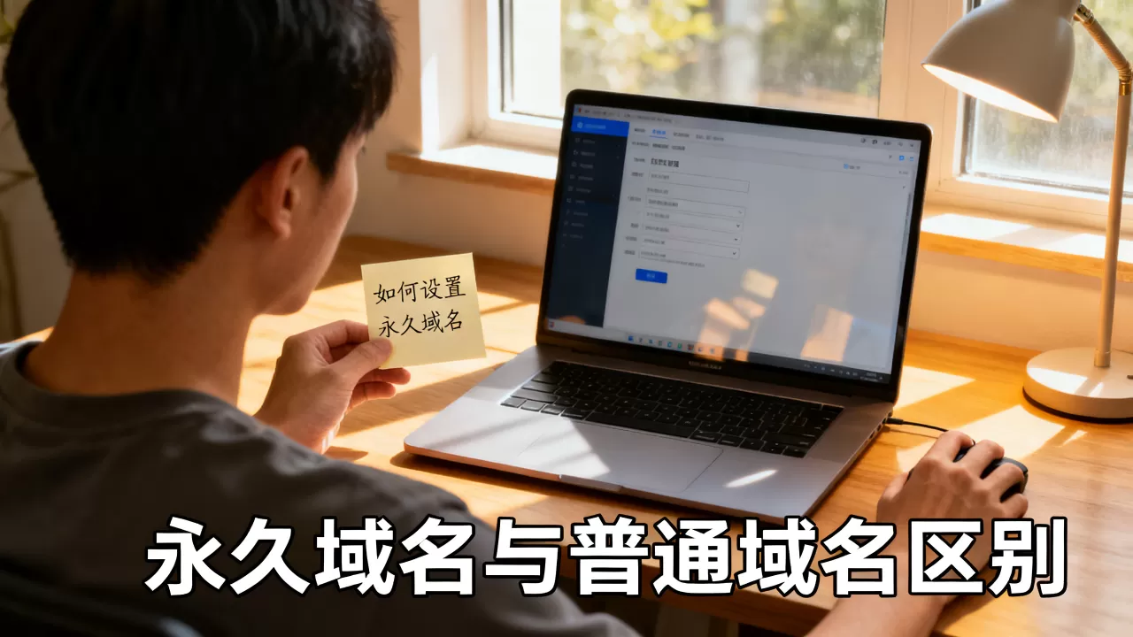 小明如何设置永久域名?,永久域名和普通域名有啥区别? 小明如何设置永久域名?,永久域名和普通域名有啥区别?