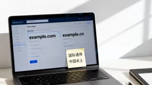 域名后面的com和cn有什么区别，com和cn域名怎么选