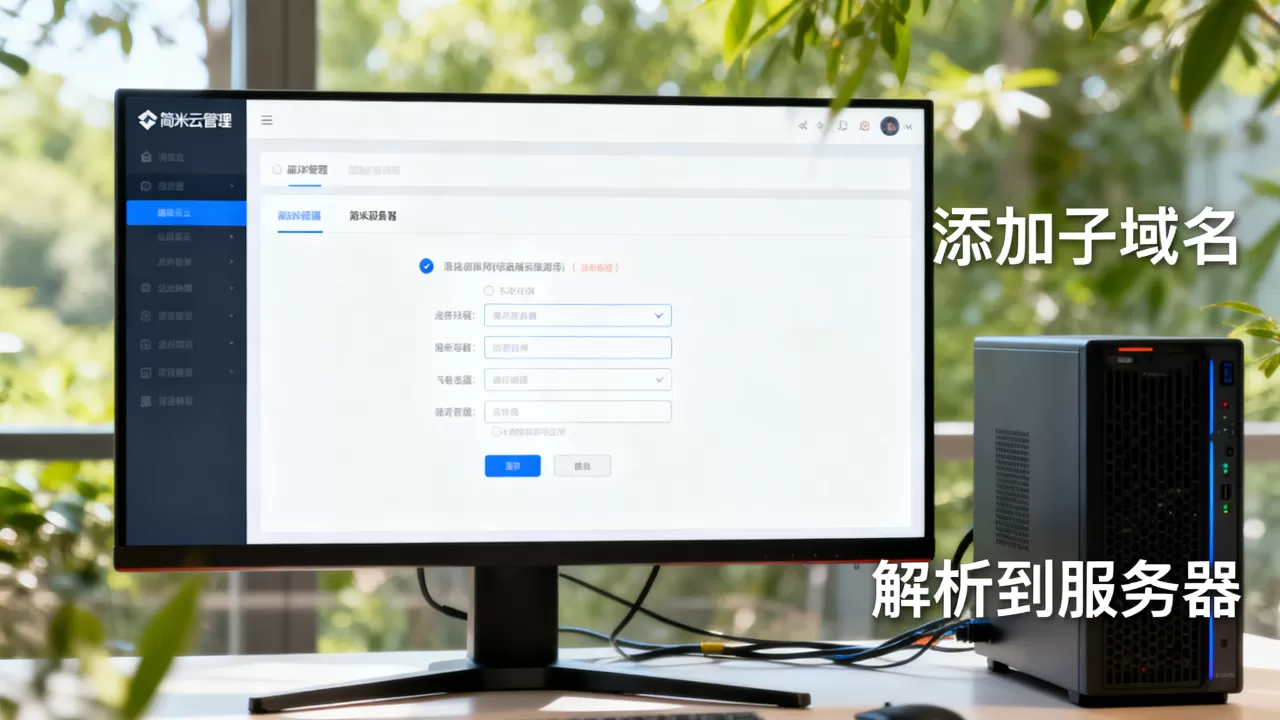 简米云怎么添加子域名?简米云子域名如何解析到服务器详细教程 简米云怎么添加子域名?简米云子域名如何解析到服务器详细教程