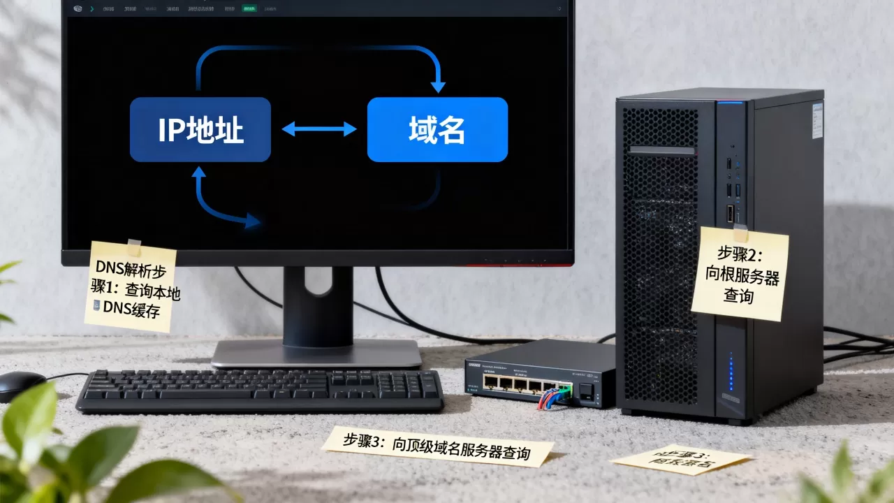 IP地址和域名如何相互转化？DNS解析原理和步骤详解