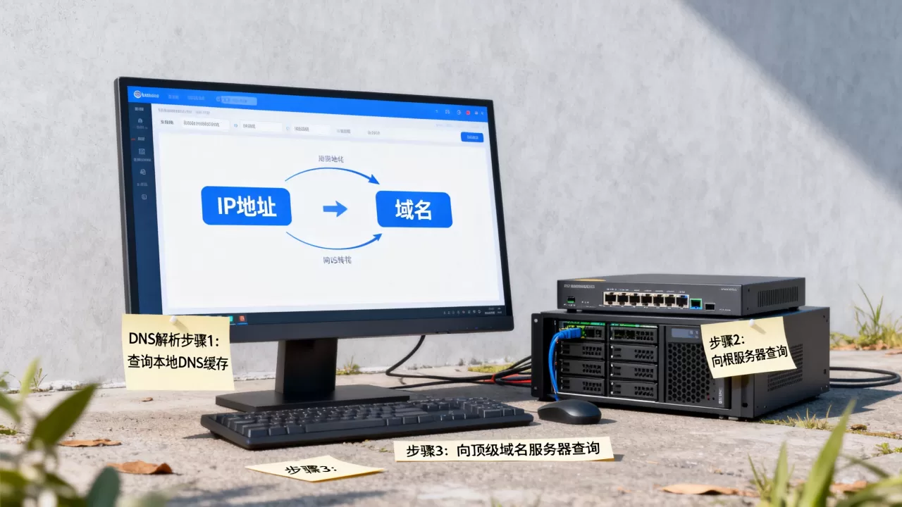 IP地址和域名如何相互转化？DNS解析原理和步骤详解