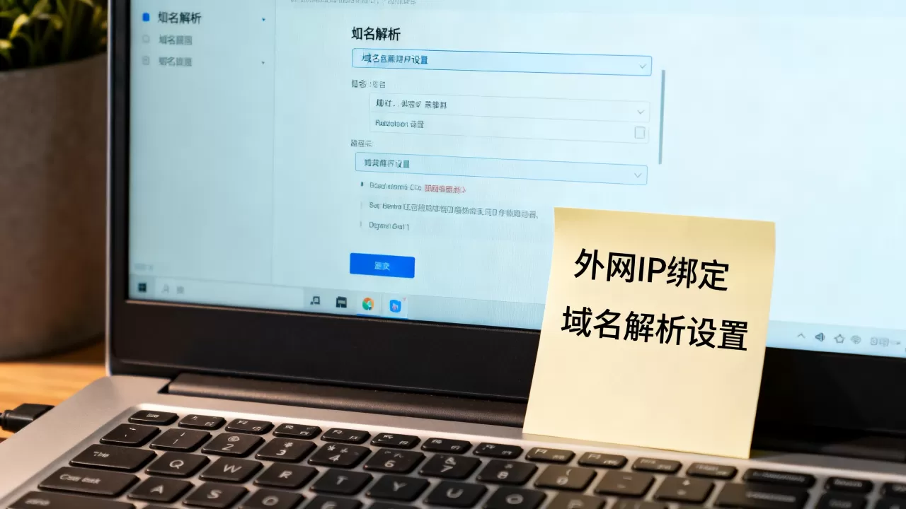 外网IP绑定域名的详细步骤是怎样的？，域名解析怎么设置？