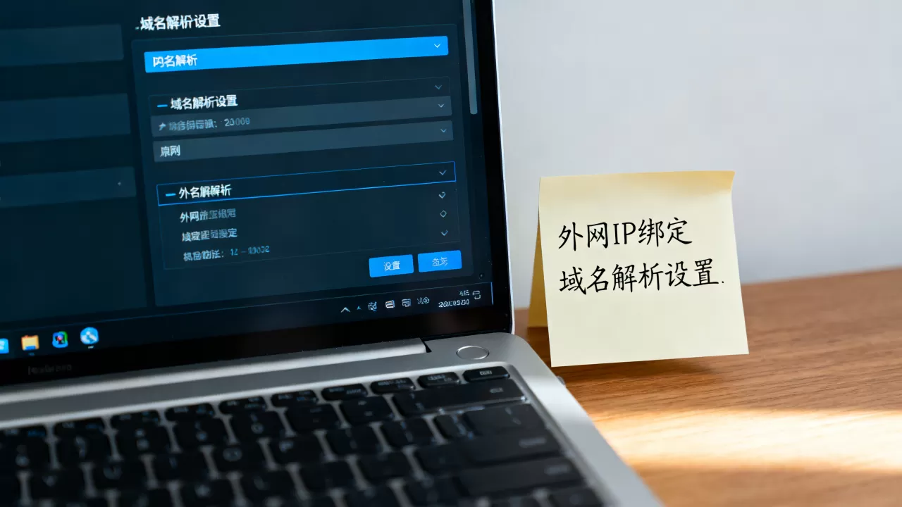 外网IP绑定域名的详细步骤是怎样的？，域名解析怎么设置？