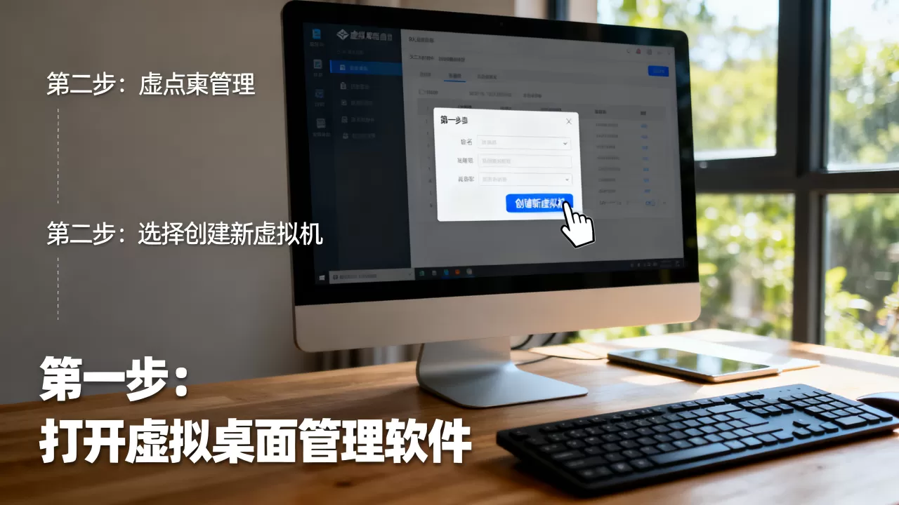 虚拟桌面创建虚拟机，具体操作步骤？虚拟桌面如何创建虚拟机教程