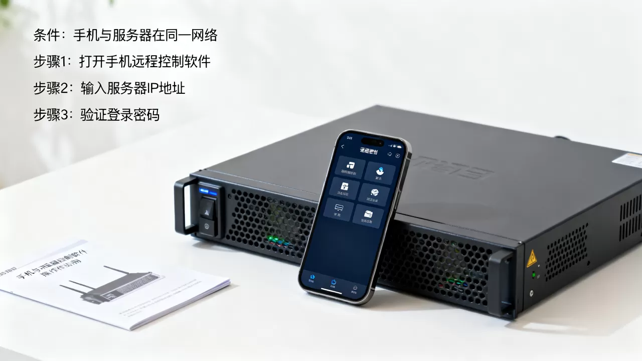 服务器用手机控制需要什么条件,操作步骤是怎样的? 服务器用手机控制需要什么条件,操作步骤是怎样的?