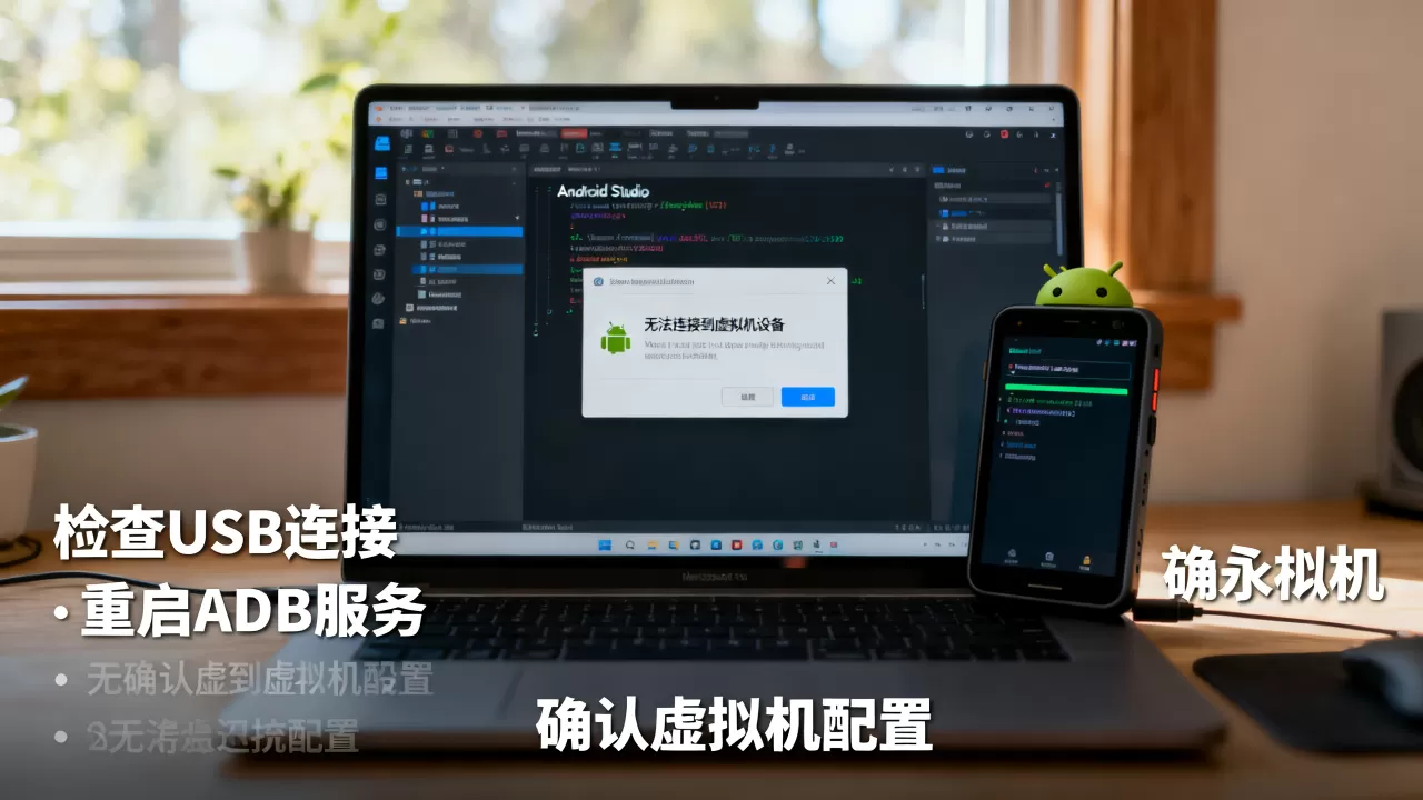 Android Studio配置虚拟机时,提示无法连接到虚拟机设备怎么办?,虚拟机连接失败解决方法 Android Studio配置虚拟机时,提示无法连接到虚拟机设备怎么办?,虚拟机连接失败解决方法
