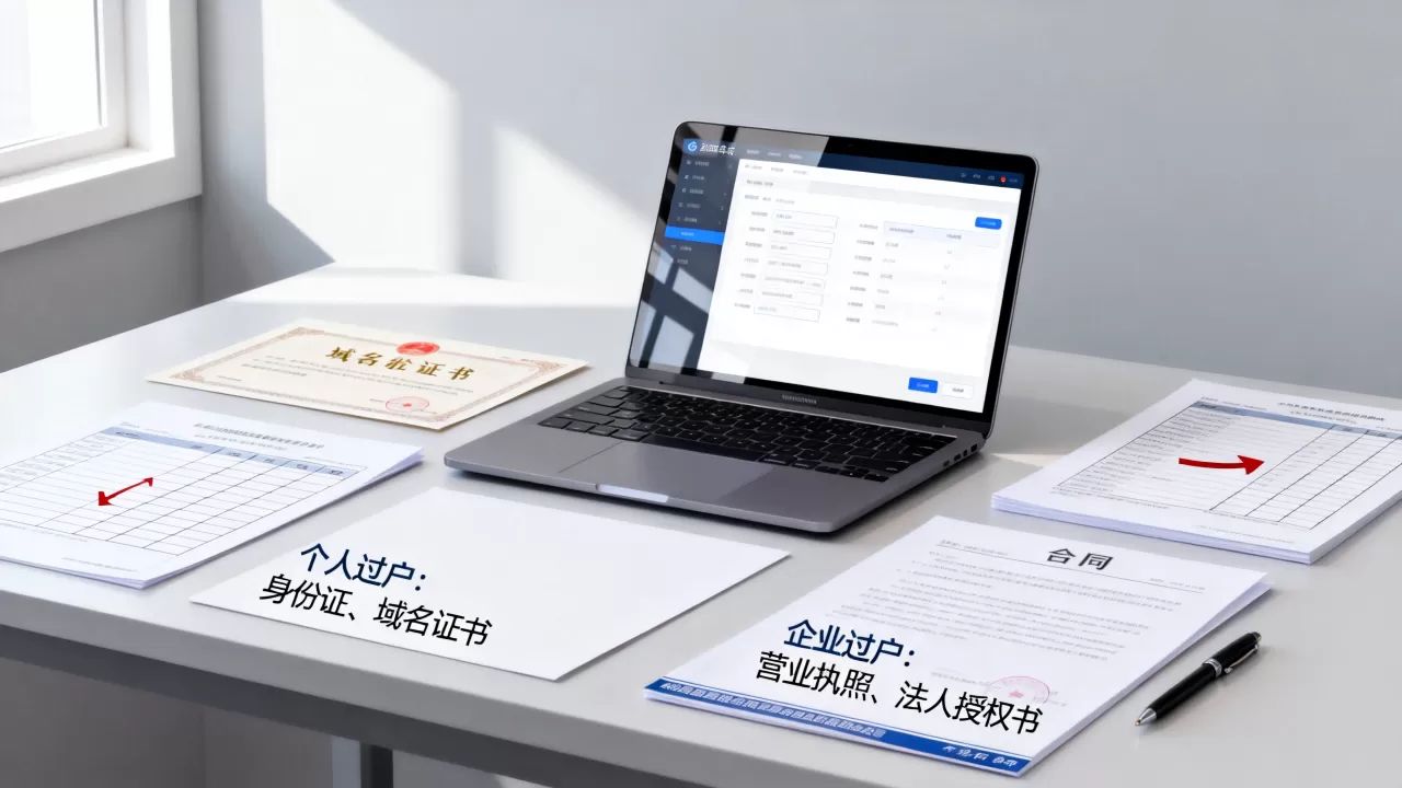 域名过户需要什么手续?个人与企业过户流程差异大吗? 域名过户需要什么手续?个人与企业过户流程差异大吗?