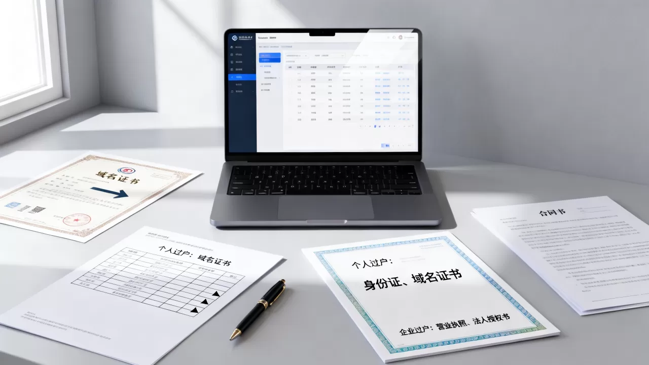 域名过户需要什么手续?个人与企业过户流程差异大吗? 域名过户需要什么手续?个人与企业过户流程差异大吗?