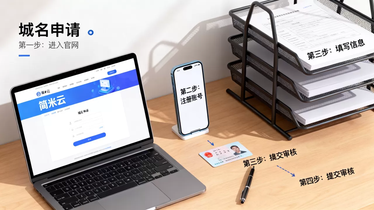 简米云域名申请流程详细步骤是怎样的?新手怎么操作? 简米云域名申请流程详细步骤是怎样的?新手怎么操作?