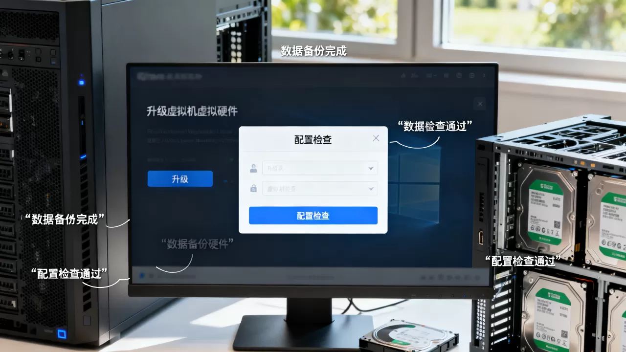 升级虚拟机虚拟硬件时，如何避免数据丢失与性能骤降？