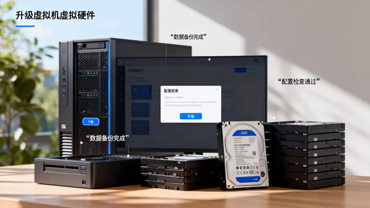 升级虚拟机虚拟硬件时，如何避免数据丢失与性能骤降？