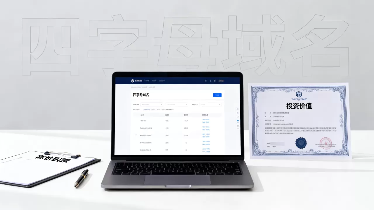 四个字母域名为什么投资价值这么高？四字母域名值钱吗，哪些因素决定其高价？