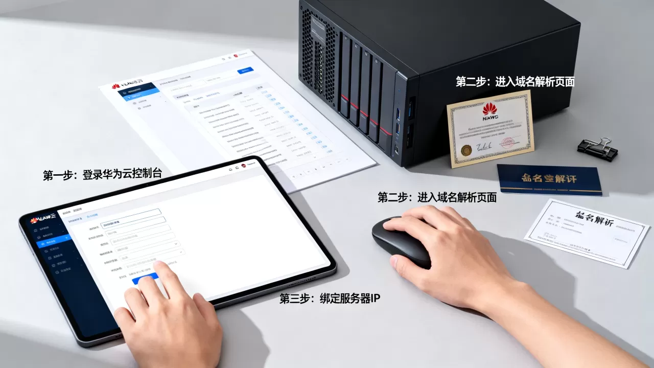 华为云已备案域名怎么用？新手怎么解析绑定搭建网站？