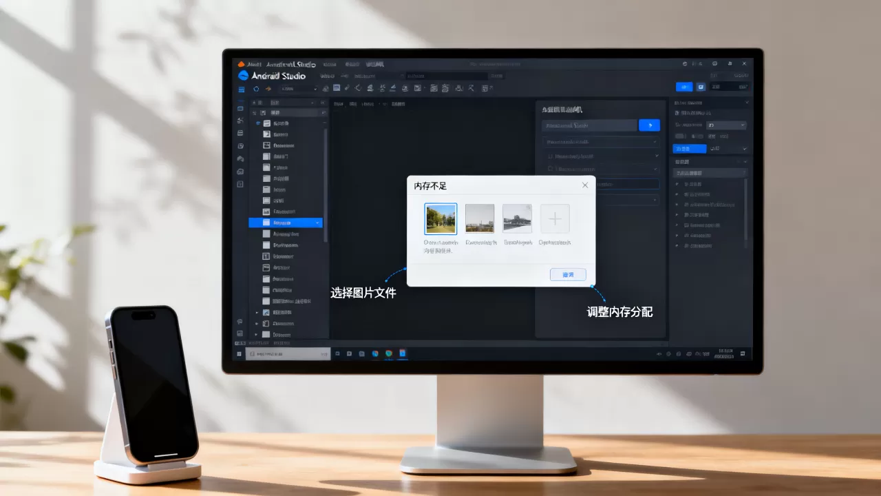 Android Studio虚拟机图片怎么导入?内存不足怎么办?,模拟器图片导入内存不足怎么解决 Android Studio虚拟机图片怎么导入?内存不足怎么办?,模拟器图片导入内存不足怎么解决