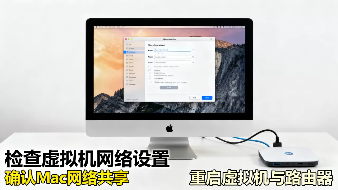mac访问虚拟机没网络怎么办？虚拟机网络连接不上怎么解决