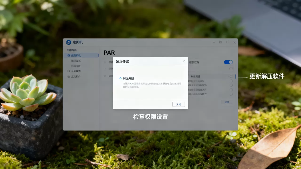 虚拟机里rar解压失败怎么办？权限不足还是软件不兼容怎么解决？