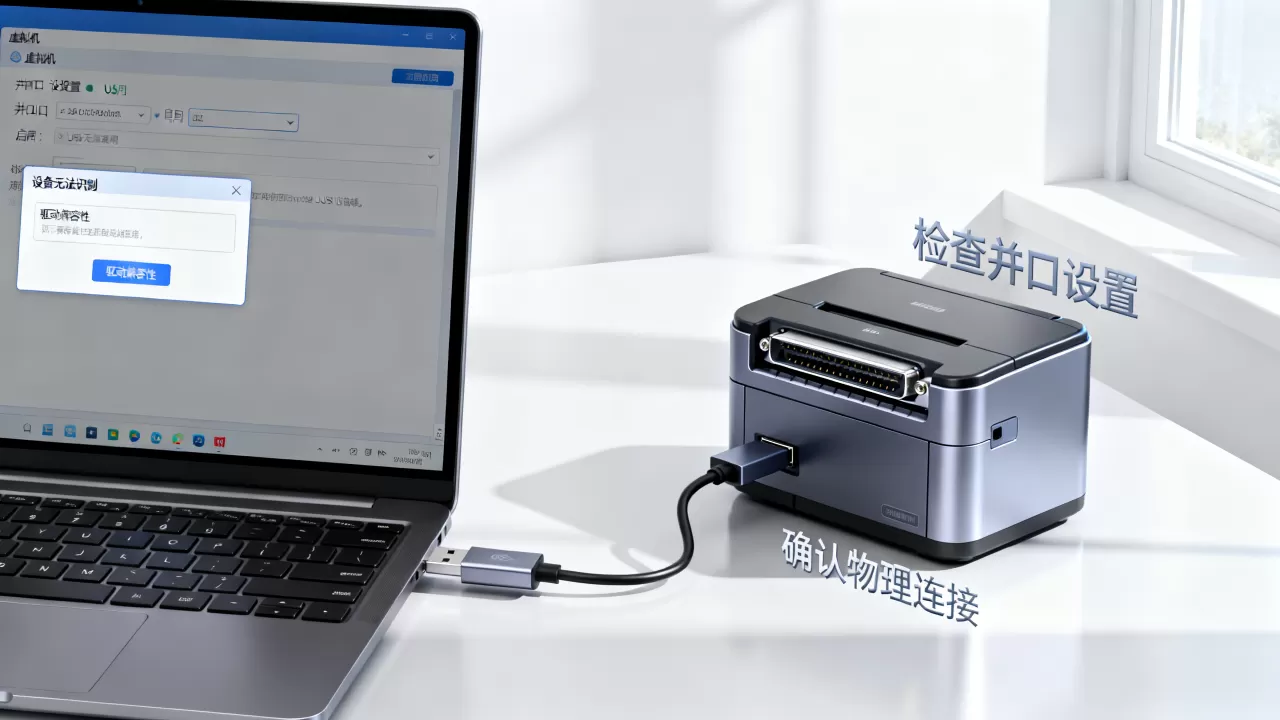 虚拟机添加并口后设备无法识别怎么办，并口设备不识别原因分析