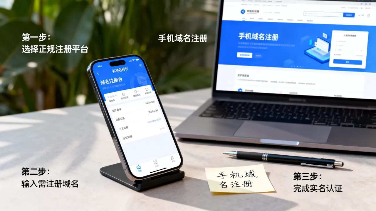 手机域名注册是什么？新手怎么注册手机域名？