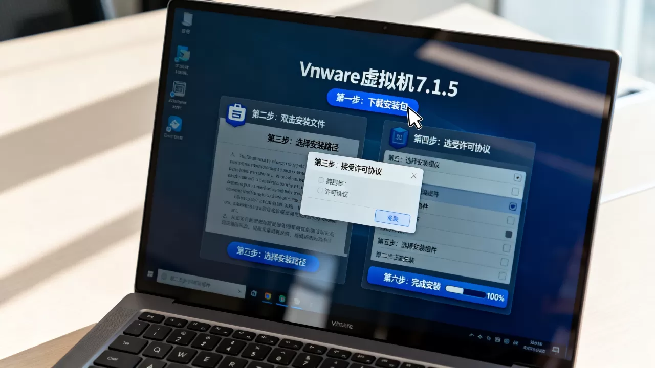 vmware虚拟机7.1.5怎么用?新手教程,虚拟机安装步骤详解 vmware虚拟机7.1.5怎么用?新手教程,虚拟机安装步骤详解