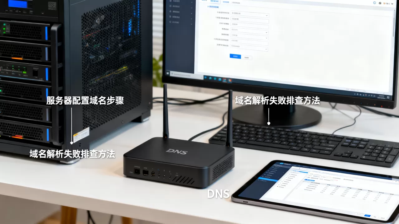 服务器怎么配置域名,域名解析失败怎么解决? 服务器怎么配置域名,域名解析失败怎么解决?