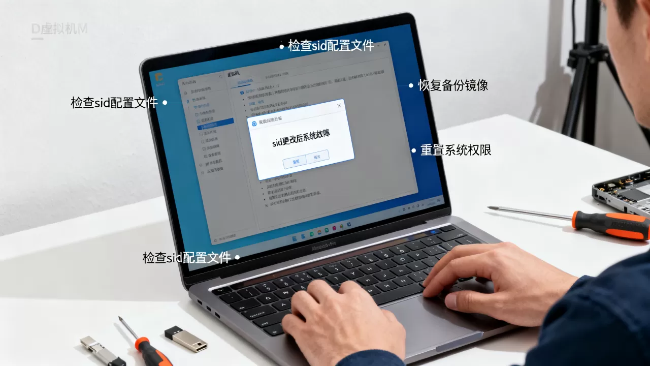 虚拟机sid更改后系统出问题怎么办?,虚拟机修改sid导致无法启动如何解决 虚拟机sid更改后系统出问题怎么办?,虚拟机修改sid导致无法启动如何解决