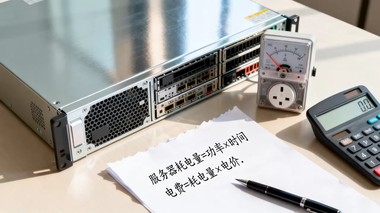 服务器耗电量和费用到底该怎么算？电费计算公式是什么