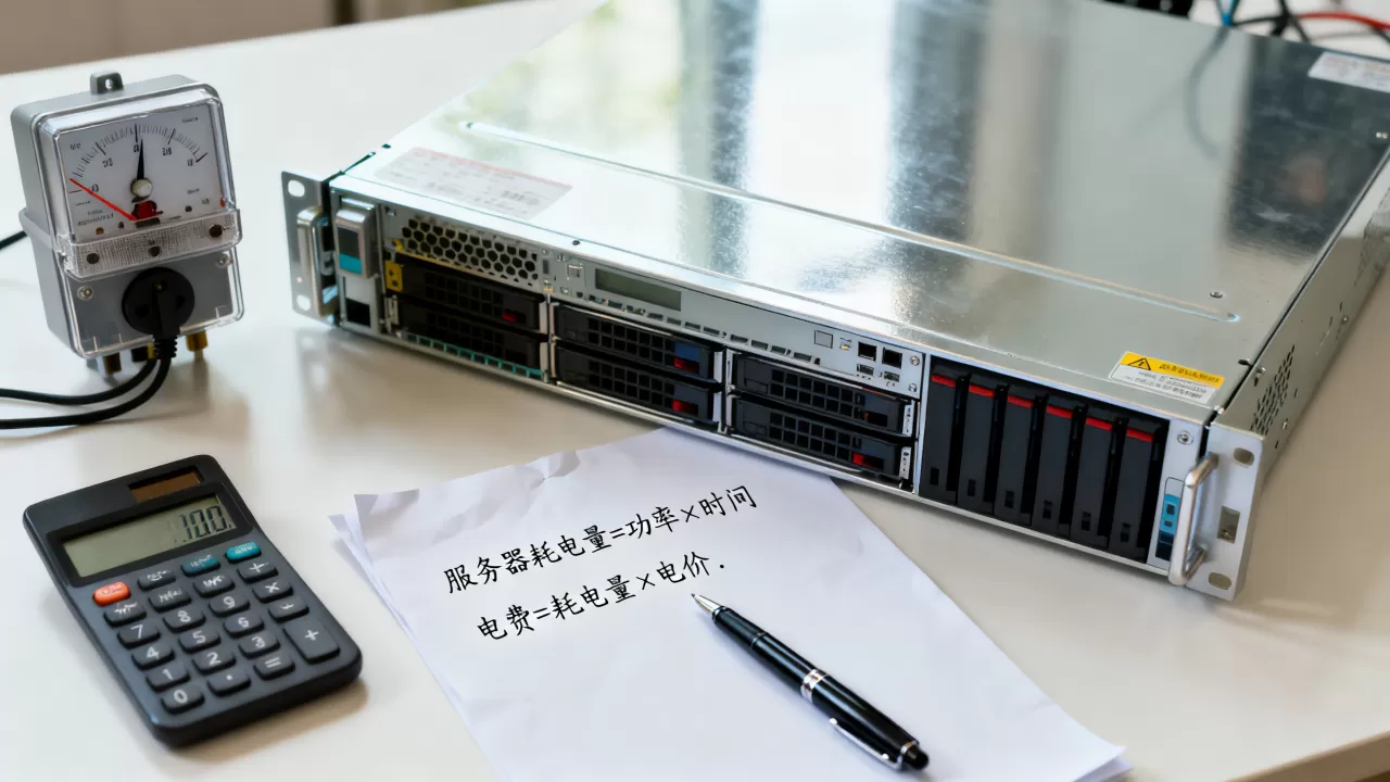 服务器耗电量和费用到底该怎么算？电费计算公式是什么