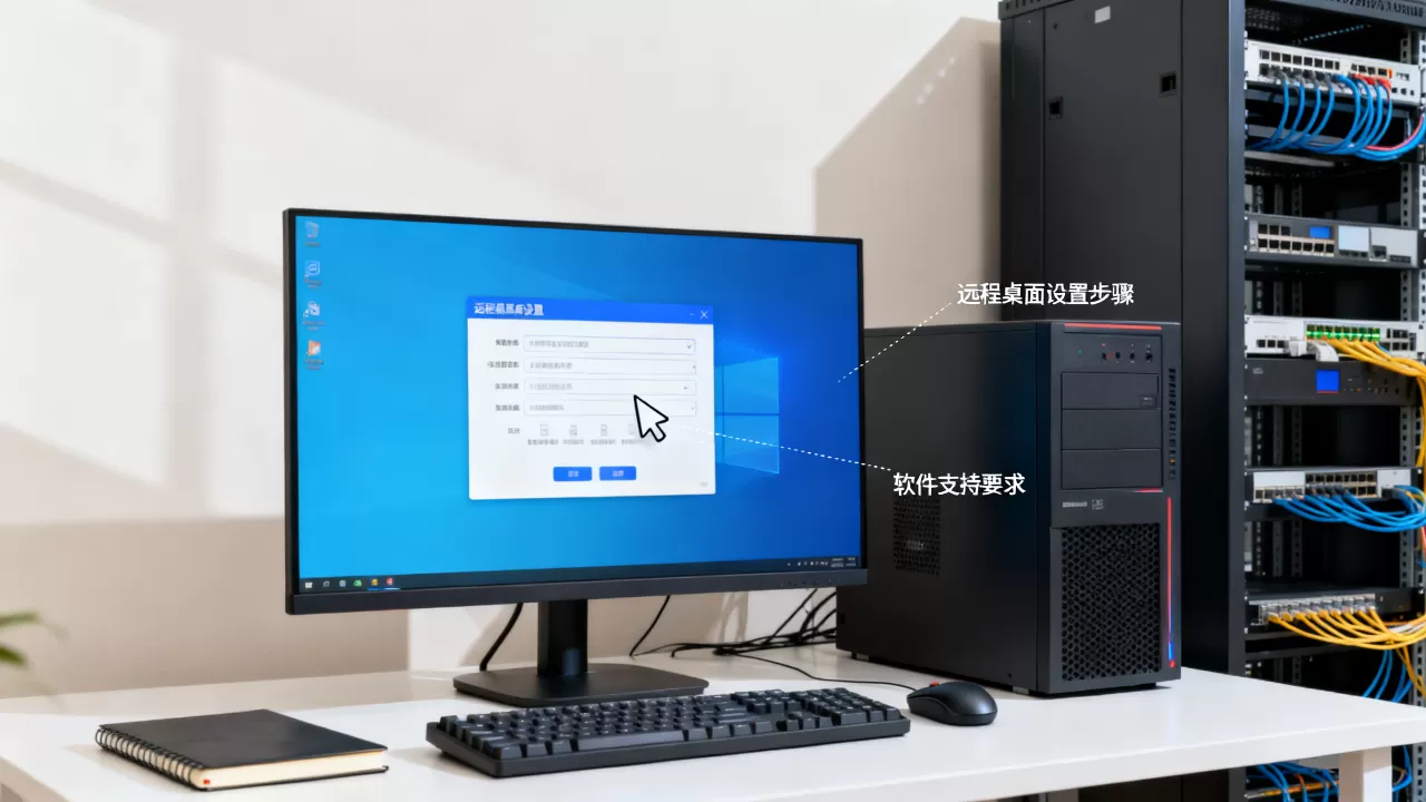 服务器网页远程桌面怎么设置？远程桌面软件需要哪些支持？