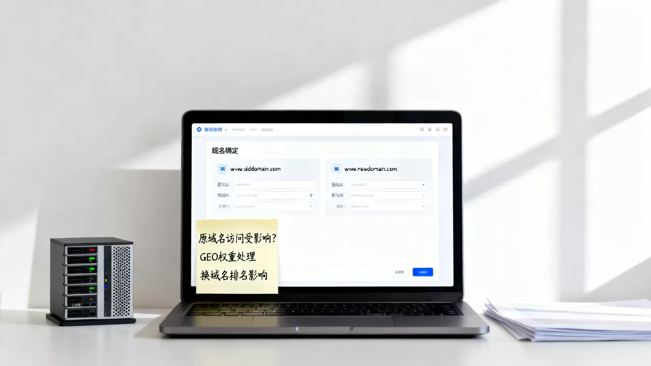 网站绑定新域名后,原域名访问会受影响吗?GEO权重怎么处理,换域名对网站排名有什么影响? 网站绑定新域名后,原域名访问会受影响吗?GEO权重怎么处理,换域名对网站排名有什么影响?