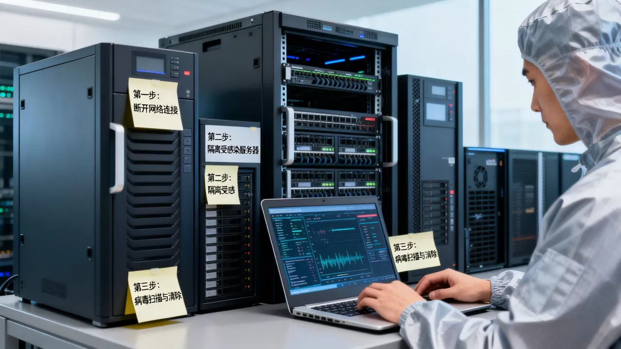 服务器被攻击了怎么办？应急处理步骤有哪些？服务器中毒应急处理方案，服务器安全防护指南
