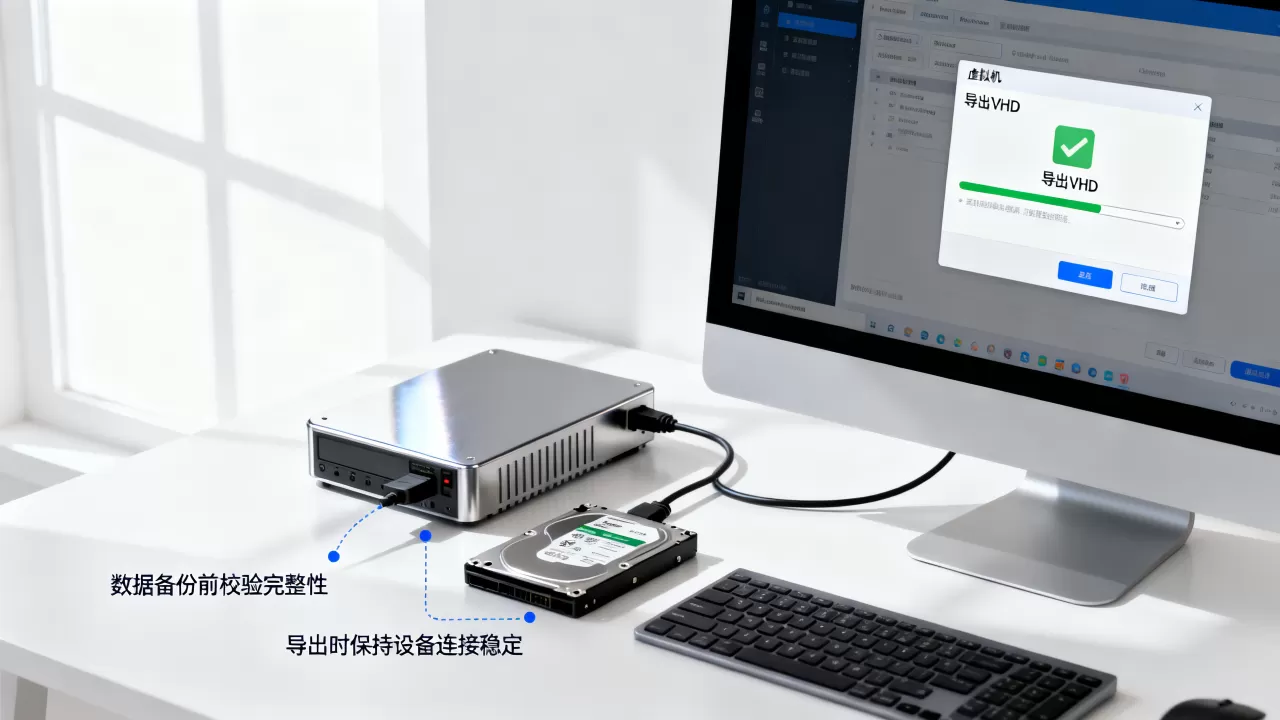 虚拟机导出VHD时如何避免数据丢失,vhd文件损坏怎么办 虚拟机导出VHD时如何避免数据丢失,vhd文件损坏怎么办
