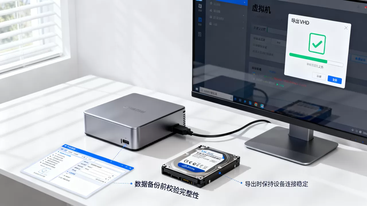 虚拟机导出VHD时如何避免数据丢失,vhd文件损坏怎么办 虚拟机导出VHD时如何避免数据丢失,vhd文件损坏怎么办